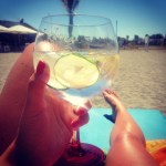 G&T on the beach